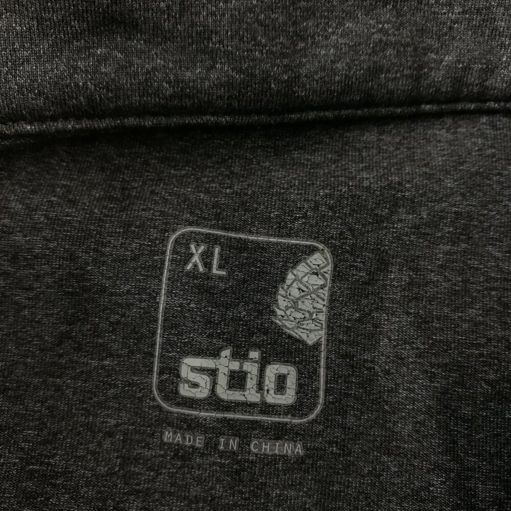 Stio Jacket Haven 1/2 Zip Pullover Stretch Gray Mens XL - Picture 3 of 13